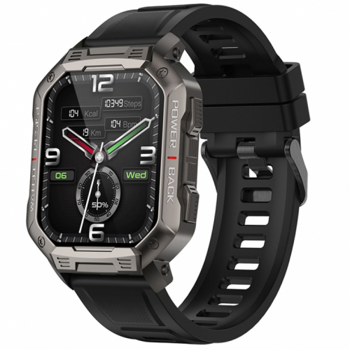 Kumi Smartwatch U3 Pro 1.83 inch 400 mAh black