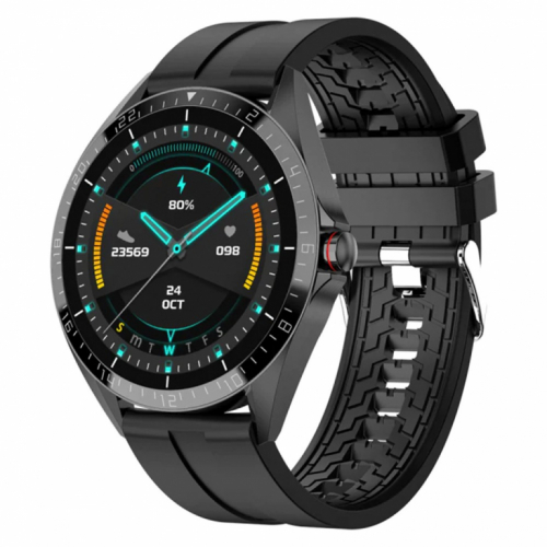 Kumi Smartwatch GW16T 1.28 inches 220 mAh black