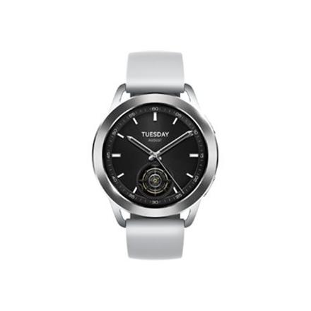 Watch S3 | Smart watch | AMOLED | 1.43” | Waterproof | Silver 418437