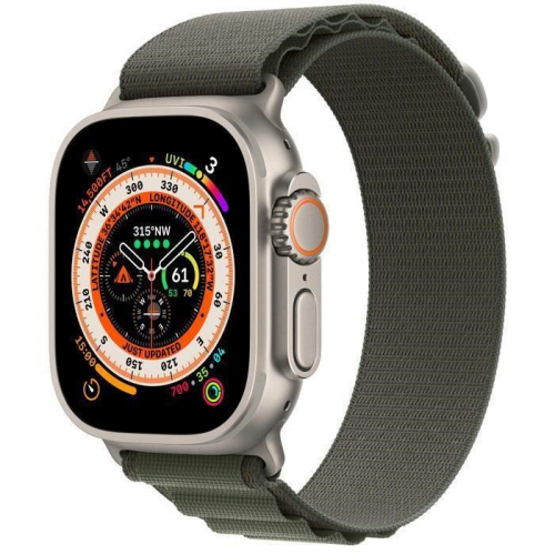 SMARTWATCH ULTRA 49MM GPS/TITANIUM/GREEN MNHJ3 APPLE WLONONWCREKY2