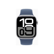 Apple Watch Series 10 | Smart watch | GPS (satellite) | Always-On Retina display | Waterproof | Silver