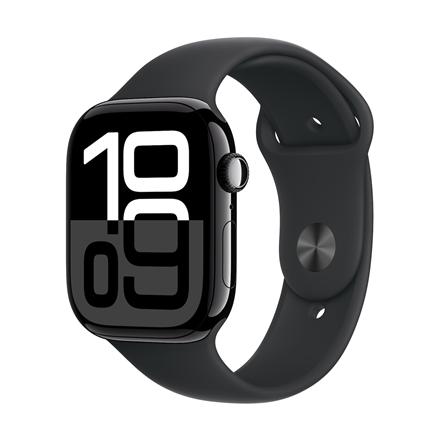 Apple Watch Series 10 | Smart watch | GPS (satellite) | Always-On Retina | Waterproof | Jet Black MWWQ3ET/A