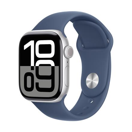 Apple Watch Series 10 | Smart watch | GPS (satellite) | 42mm | Waterproof | Silver