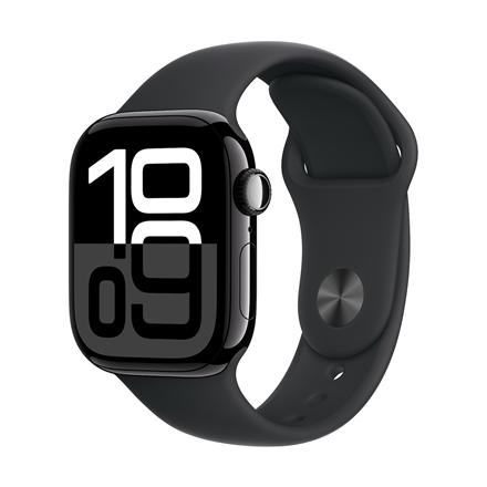 Apple Watch Series 10 | Smart watch | GPS (satellite) | Always-On Retina display | 42mm | Waterproof | Jet Black