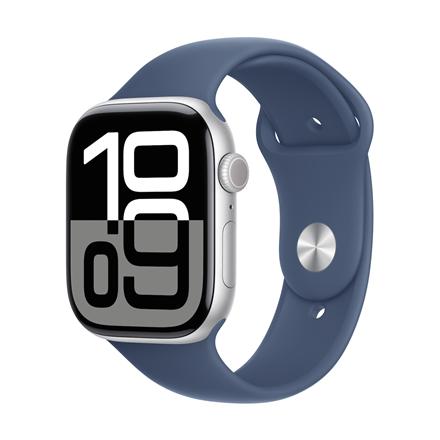 Apple Watch Series 10 | Smart watch | GPS (satellite) | Always-On Retina | Waterproof | Silver MWY03ET/A