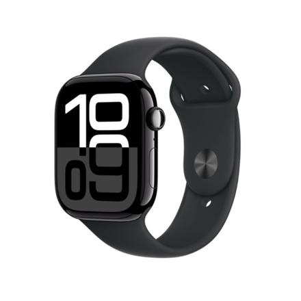 Apple Watch Series 10 | Smart watch | GPS (satellite) | Always-On Retina display | 46mm | Waterproof | Jet Black MWY43ET/A