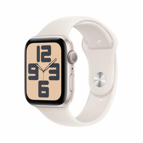 Apple Watch SE, 44 mm, GPS, sport band, M/L, beež alumiinium / beež - Nutikell / MXEV3ET/A