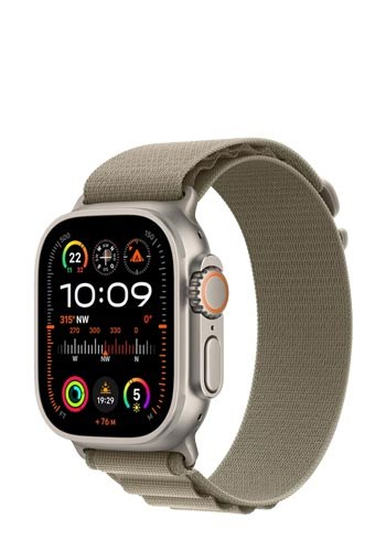 Apple Watch Ultra 2 GPS+Cell. 49mm Titanium Olive.Alp. Small