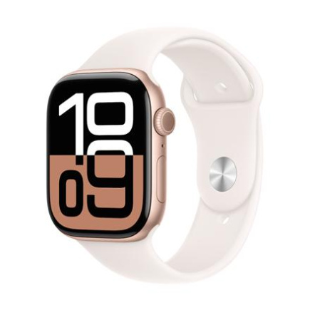 Apple Watch Series 10 | Smart watch | GPS (satellite) | Always-On Retina | Waterproof | Rose Gold MWWT3ET/A