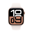 Apple Watch Series 10 | Smart watch | GPS (satellite) | Always-On Retina | Waterproof | Rose Gold MWY63ET/A