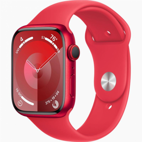 Apple Watch Series 9 GPS + Cellular, 45 mm, Sport Band, M/L, punane - Nutikell / MRYG3ET/A