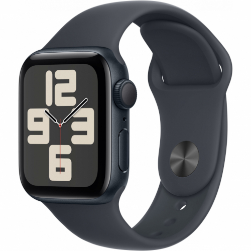 APPLE Watch SE GPS 40mm Midnight Aluminium Case with Midnight Sport Band - M/L