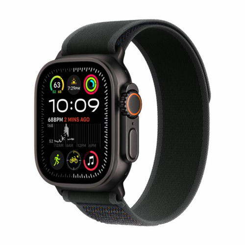 Apple Watch Ultra 2, 49 mm, Trail Loop, M/L, must titaan / must - Nutikell / MX4V3EL/A