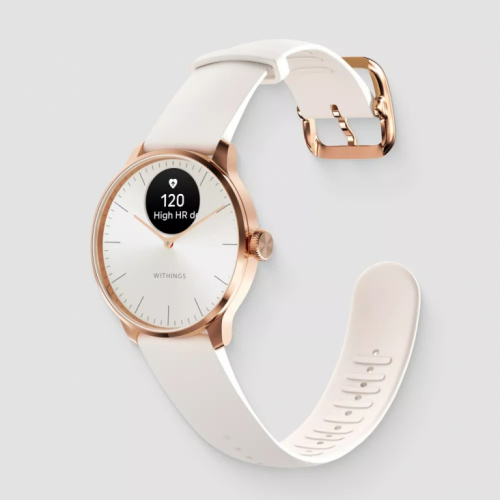 Withings ScanWatch Light, rose gold white