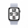 Apple Watch SE GPS + Cellular 44 mm Silver Aluminium Case with Blue Cloud Sport Loop