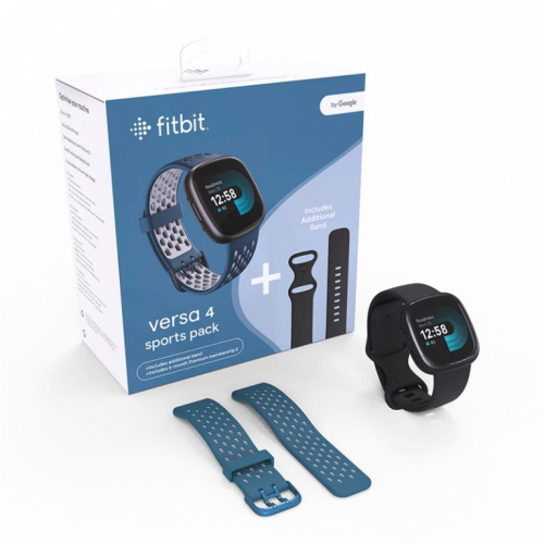 Fitbit Versa 4 kinkepakk, must - Nutikell / FB523BKBK-EUBNDL