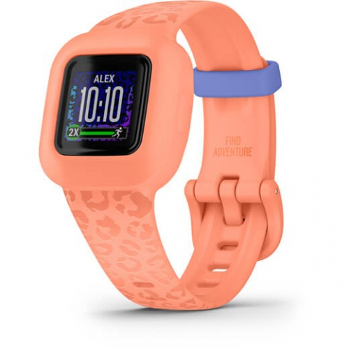 Garmin vivofit jr. 3 peach leopard