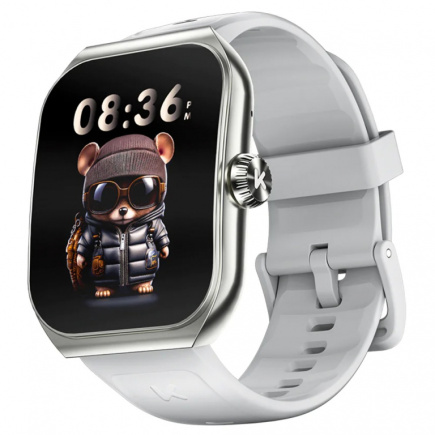 Kumi Smartwatch KU7 1.96 inches 250 mAh silver