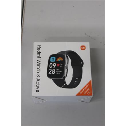 Redmi Watch 3 Active | Smart watch | GPS (satellite) | AMOLED | Waterproof | DAMAGED PACKAGING | Black