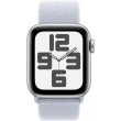 APPLE Watch SE GPS 40mm Silver Aluminium Case with Blue Cloud Sport Loop 290258