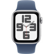 APPLE Watch SE GPS 40mm Silver Aluminium Case with Denim Sport Band - M/L 290257