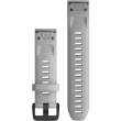 Garmin Ersatzarmband QuickFit 20mm Silikon Hell-/Schiefergrau