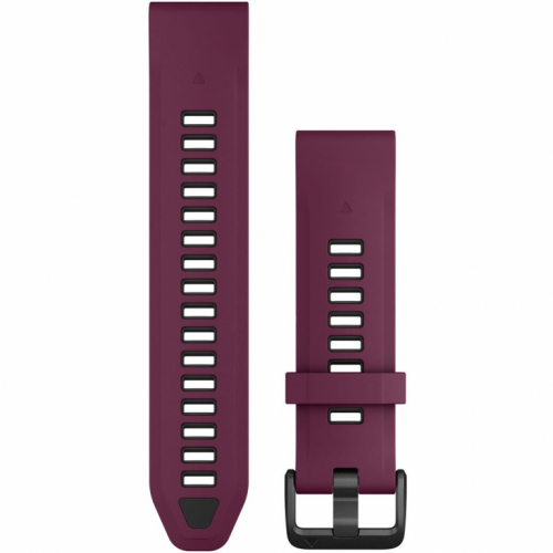 Garmin Ersatzarmband QuickFit 20mm Silikon Merlot/Graphit