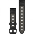 Garmin Ersatzarmband QuickFit 20mm Silikon Schwarz/Kieselgrau