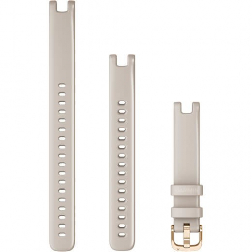 Garmin Wechselarmband Lily 14mm Silikon Achatgrau/Rosegold