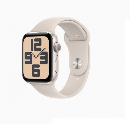 Apple Watch SE GPS 40mm Starlight Aluminium Case with Starlight Sport Band - S/M