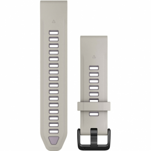 Garmin Ersatzarmband QuickFit 20mm Silikon Nebelgrau/Lavendel