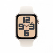Apple Watch SE GPS 40 mm Starlight Aluminium Case with Starlight Sport Band - M/L