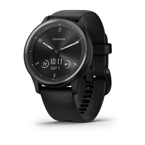 Garmin Vivomove Sport, must - Hübriidnutikell / 010-02566-00