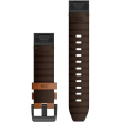 Garmin Ersatzarmband QuickFit 22mm Leder Braun/Schiefergrau