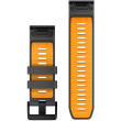 Garmin Ersatzarmband QuickFit 26mm Silikon Graphit/Orange