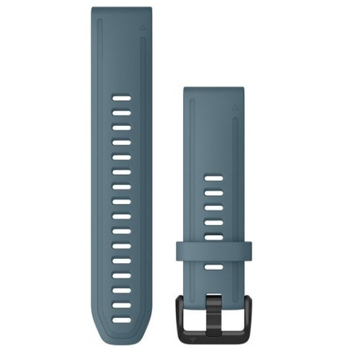 Garmin Ersatzarmband QuickFit20 Silikon Blau/Schiefergrau