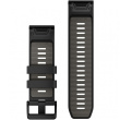 Garmin Ersatzarmband QuickFit 26mm Silikon Schwarz/Kieselgrau