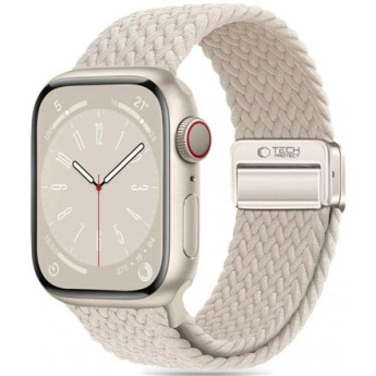 Tech-Protect | Natural Titanium Watch Strap for Apple Watch 6/7/8/9/10/SE (40/41/42 mm) 