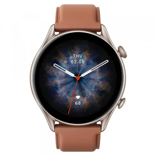 Amazfit Smartwatch GTR3 Pro brown leather