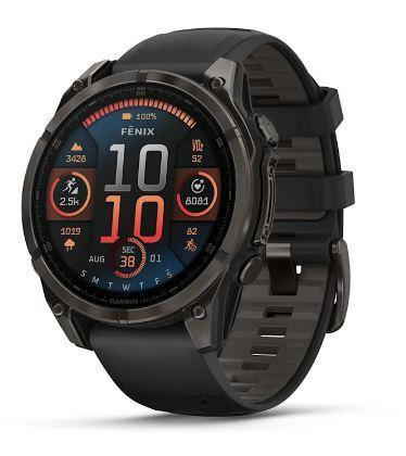SMARTWATCH FENIX 8 SAPPHIRE/Must/GRAY 010-02905-21 GARMIN