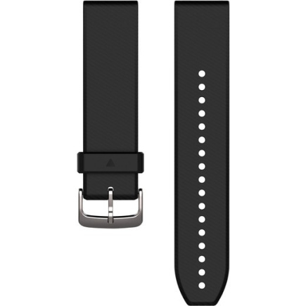 Garmin Ersatzarmband QuickFit 22mm Черный/silver silicone
