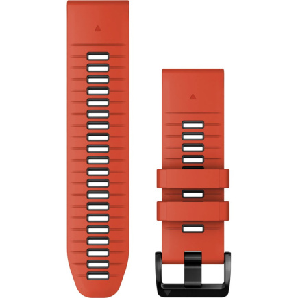 Garmin Ersatzarmband QuickFit 26mm Silikon red graphite