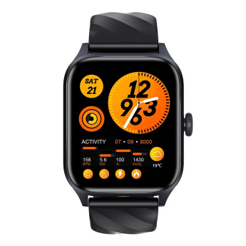 Weofly Active Smartwatch - Multifunction Watch Bluetooth BT5.2 Black