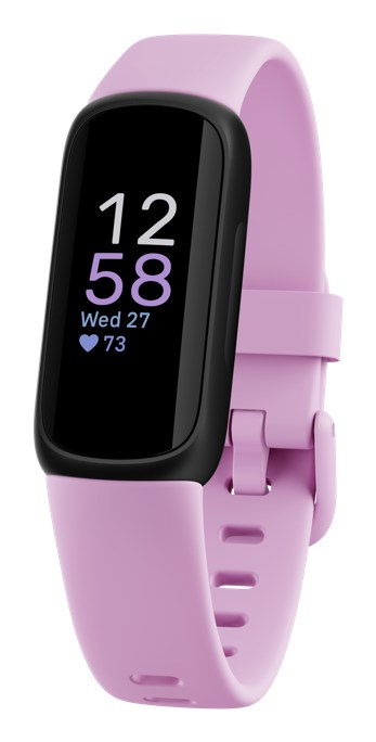 Fitbit Inspire 3 AMOLED Armband activity tracker Must, Lilac