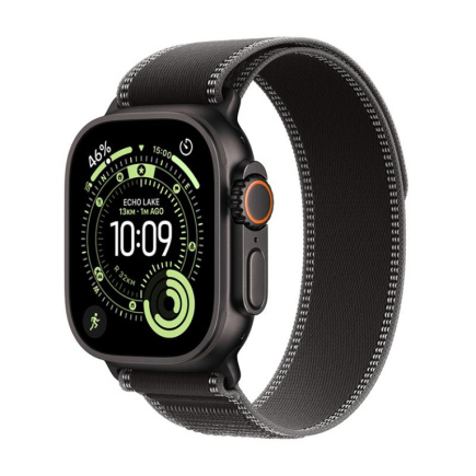 Apple Watch Ultra 3, 49 mm, Trail Loop, S/M, must titaan / must - Nutikell / MF1D4ET/A