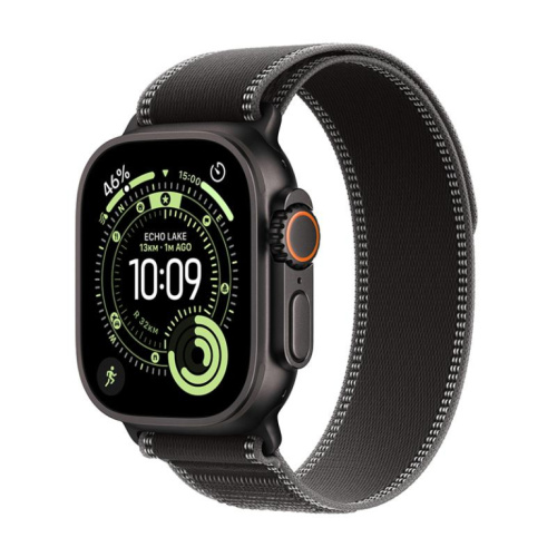 Apple Watch Ultra 3, 49 mm, Trail Loop, S/M, must titaan / must - Nutikell / MF1D4ET/A
