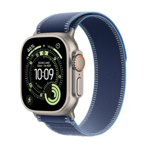 Apple Watch Ultra 3, 49 mm, Trail Loop, S/M, titaan / sinine - Nutikell / MEWR4ET/A