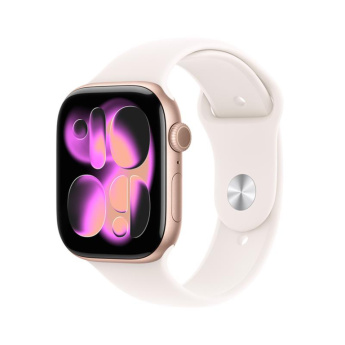 Apple Watch 11, 46 mm, GPS, S/M, roosa kuld - Nutikell / MEV64ET/A