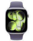 Apple Watch Series 11 GPS 42mm Silver Aluminium Case with Purple Fog Sport Band - S/M