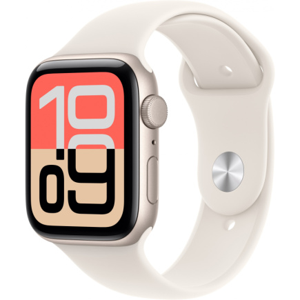 Apple Watch SE 3 Aluminium 44mm Polarstern (Sportarmband polarstern) M/L